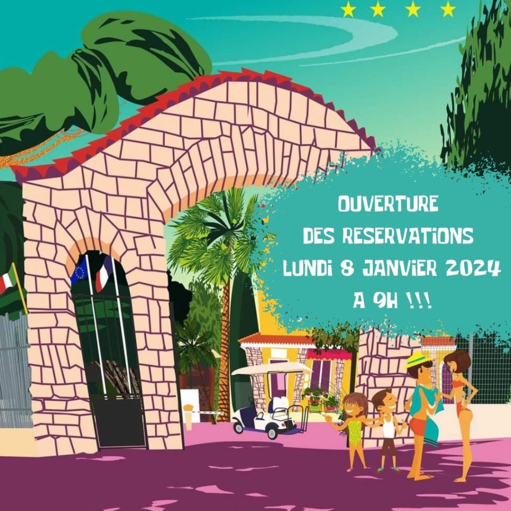 Popup Réouverture Réservation Camping Hyères